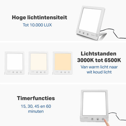 Daglichtlamp - 10.000 LUX - Wit