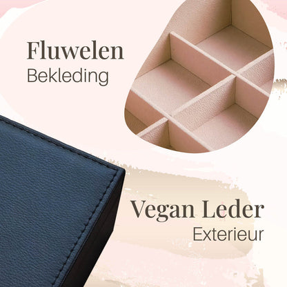 Sieradendoos met 2 Verdiepingen - Juwelendoos - Organizer