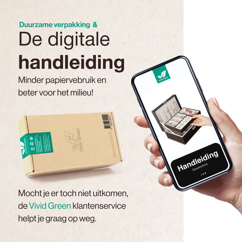 Sieradendoos met 2 Verdiepingen - Juwelendoos - Organizer