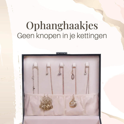 Sieradendoos met 2 Verdiepingen - Juwelendoos - Organizer