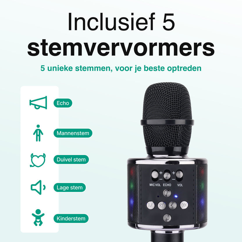 Karaoke microfoon Inc. opbergcase Voor kinderen en Volwassenen