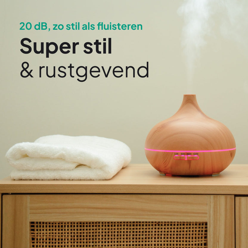 Aroma Diffuser 550ML - Luchtbevochtiger - Aromatherapie - Geurverspreider