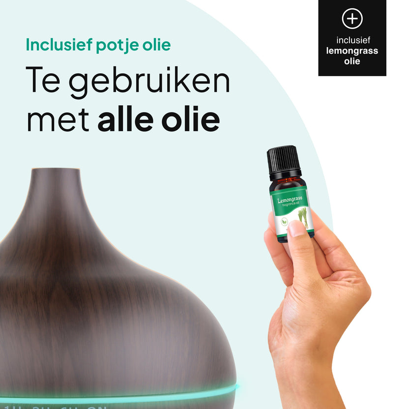 Aroma Diffuser 550ML - Luchtbevochtiger - Aromatherapie