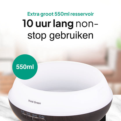 Aroma Diffuser 550ML - Luchtbevochtiger - Aromatherapie