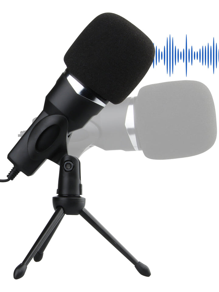 USB Microfoon met standaard - Gaming - Podcast - Voor Pc en console