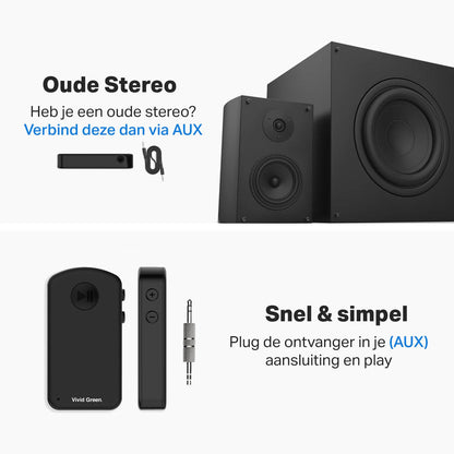 Handsfree bellen Auto Bluetooth Audio Receiver – Adapter – Carkit
