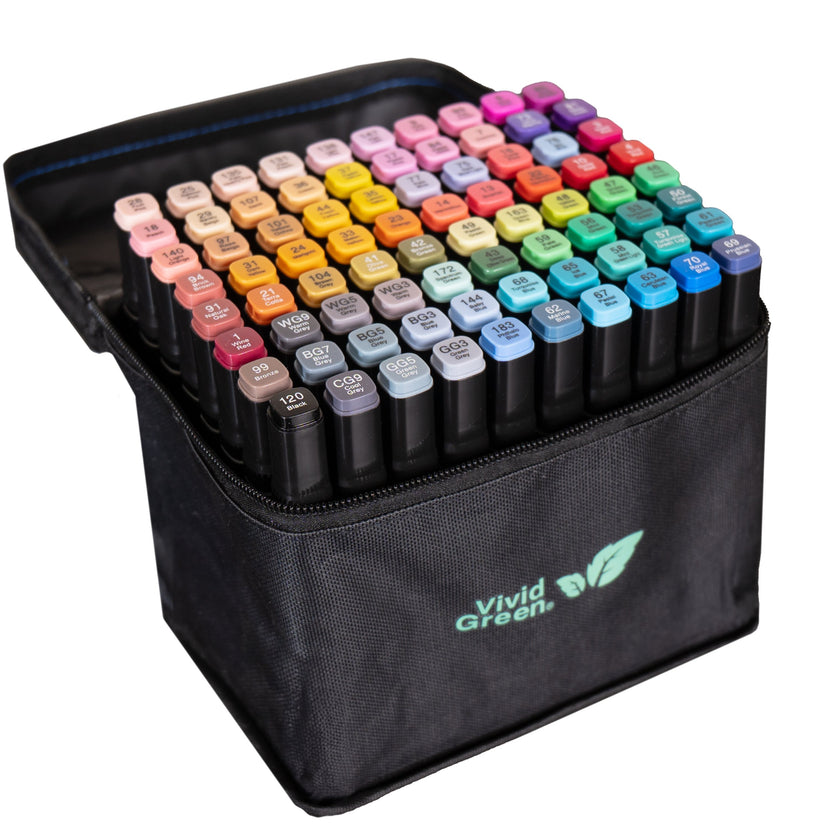 Twinmarkers 80 stuks voor volwassenen - Alcohol Markers - Stiften - Markeerstiften