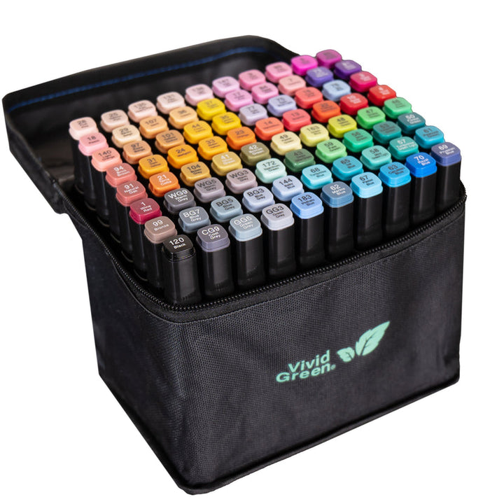 Twinmarkers 80 stuks voor volwassenen - Alcohol Markers - Stiften - Markeerstiften