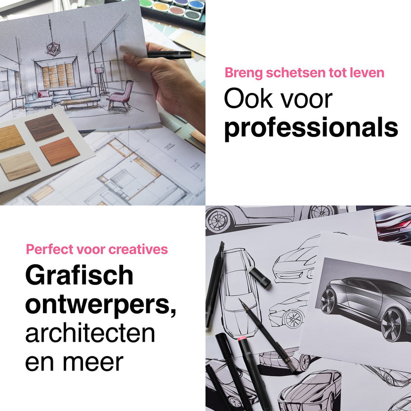 Twinmarkers 80 stuks voor volwassenen - Alcohol Markers - Stiften - Markeerstiften