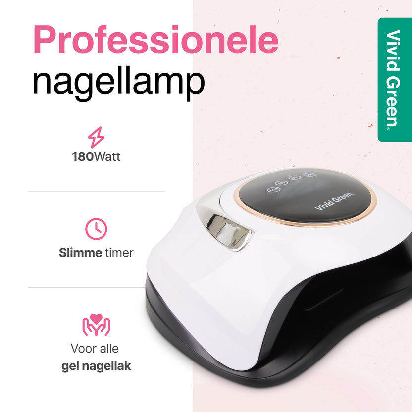 UV lamp gelnagels 180W - Led nagellamp - Gellak nagel lamp - Nageldroger - Naggellak droger - Nagels