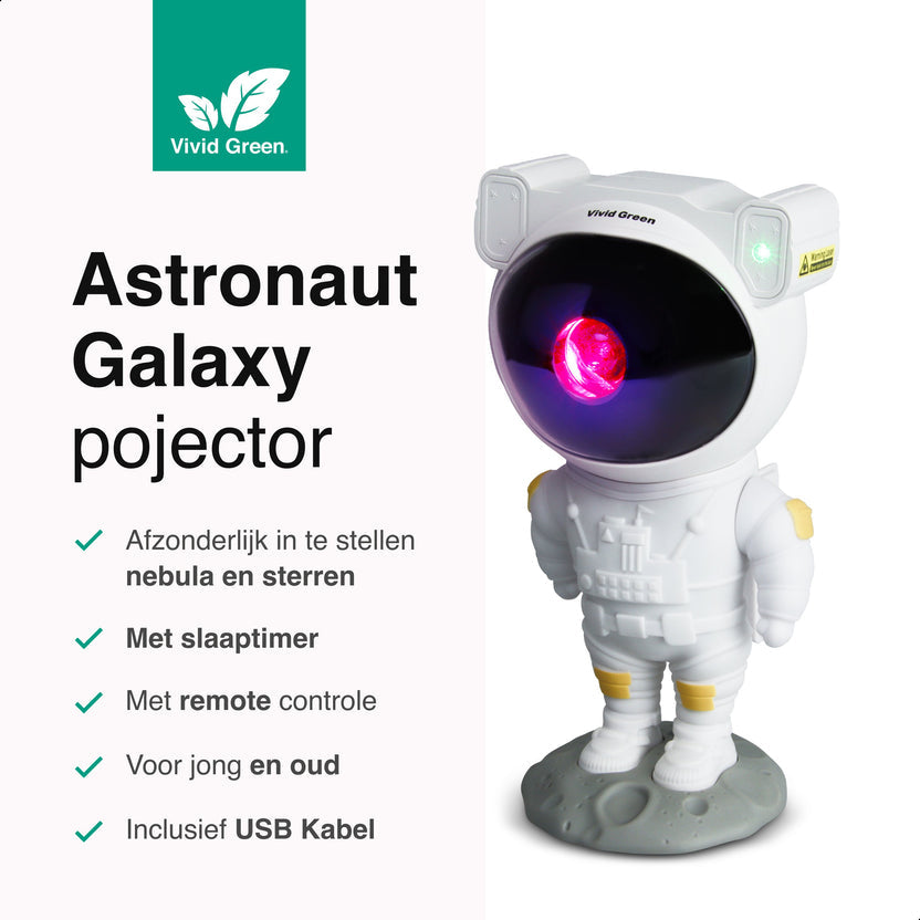 Astronaut sterren projector - Galaxy - Sterrenhemel projector