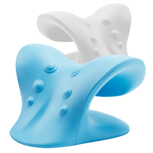 Nekstretcher- Massage kussen - Blauw