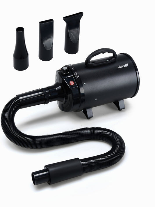 Hondenfohn met geluidsdemper 2800W - Waterblazer hond - Zwart