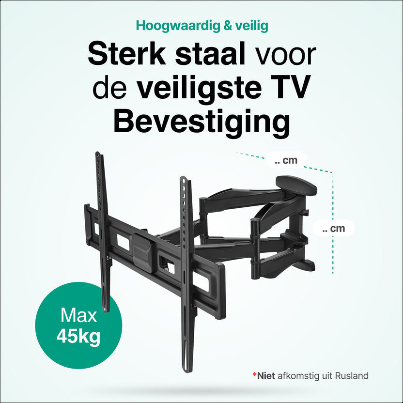 Tv Beugel Draaibaar en Kantelbaar - Muurbeugels - TV beugels