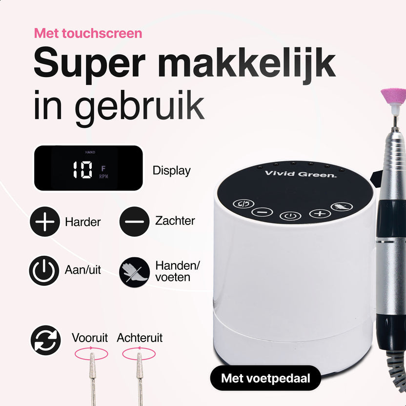 Elektrische Nagelvijl - Nagelfrees Complete Set 35000 RPM