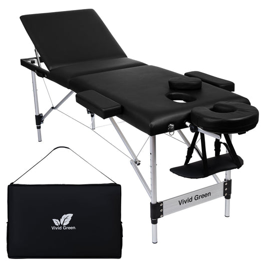 Massagetafel 3 zones - Inklapbaar - Max Draagvermogen 230 KG