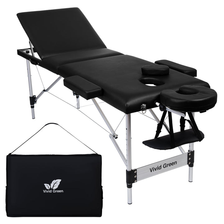 Massagetafel 3 zones - Inklapbaar - Max Draagvermogen 230 KG