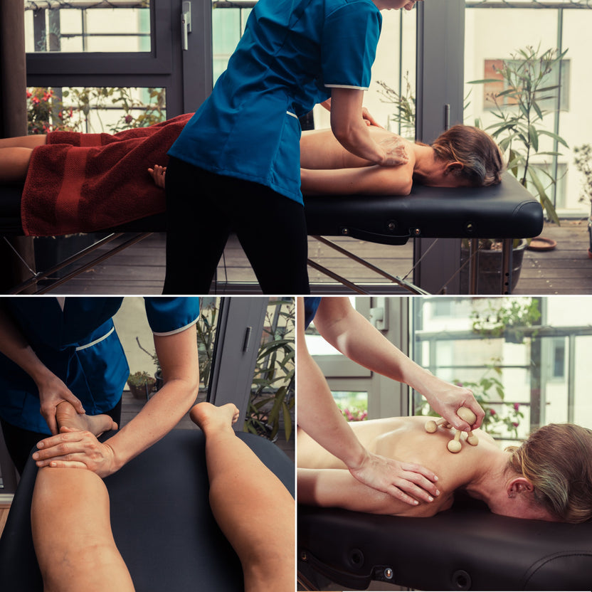 Massagetafel 3 zones - Inklapbaar - Max Draagvermogen 230 KG