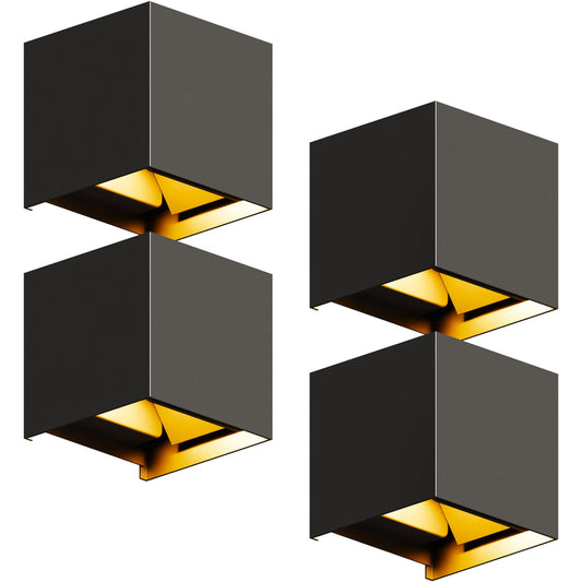Wandlamp - 4 pack - Werkt op netstroom - 3000K