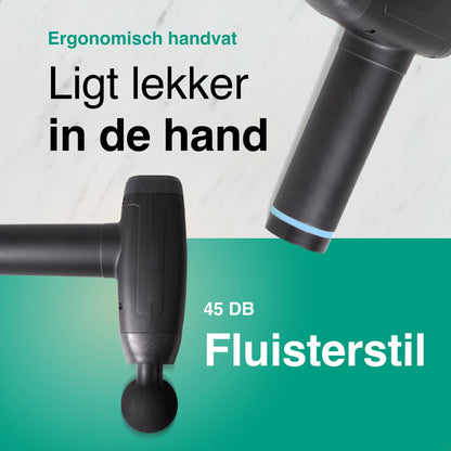 Massage Gun met 6 Opzetstukken & Opbergcase - Professioneel