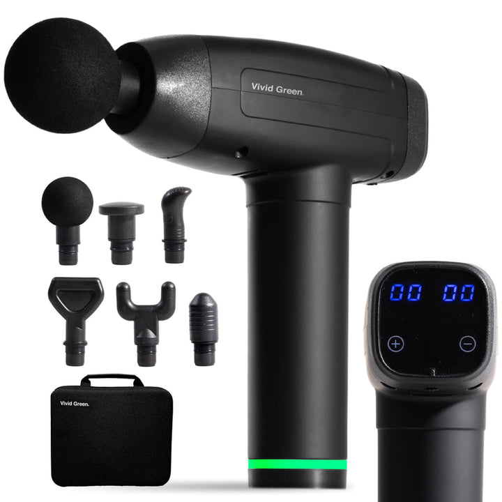 Massage Gun met 6 Opzetstukken & Opbergcase - Professioneel
