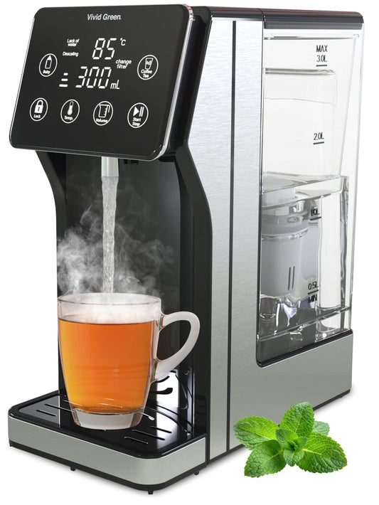 Heetwaterdispenser 3L - 40° 100° -  Instant Waterkoker - RVS