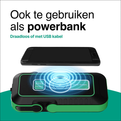 Jumpstarter 12V voor Auto - 20.000 mAh - 4-in-1 Starthulp Met Powerbank