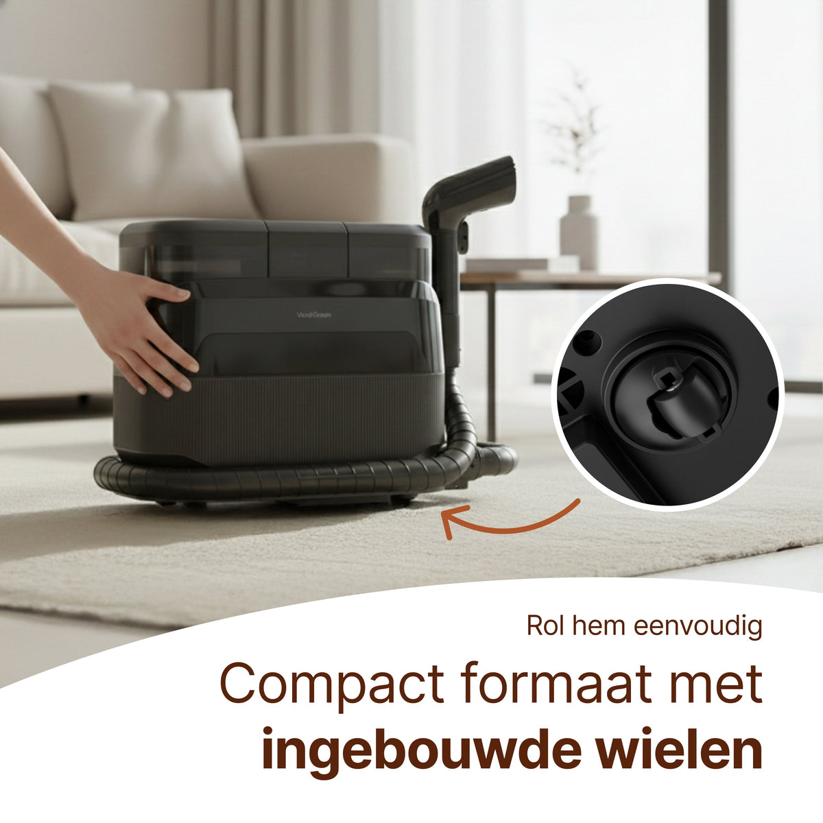 Vlekkenreiniger 1650W - Tapijtreiniger & Stoomreiniger - 5 Opzetstukken - Meubelreiniger - Bank Reiniger Machine - Zetelreiniger