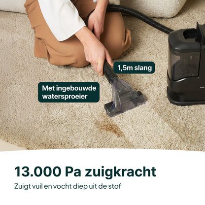 Vlekkenreiniger Compact - Tapijtreiniger - 5 Opzetstukken
