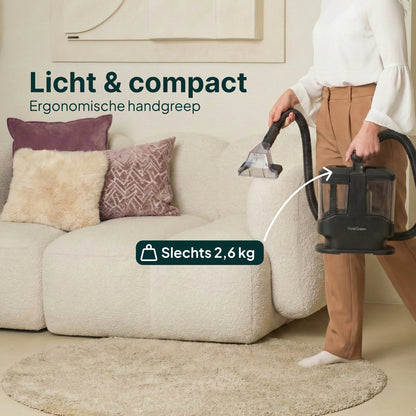 Vlekkenreiniger Compact - Tapijtreiniger - 5 Opzetstukken