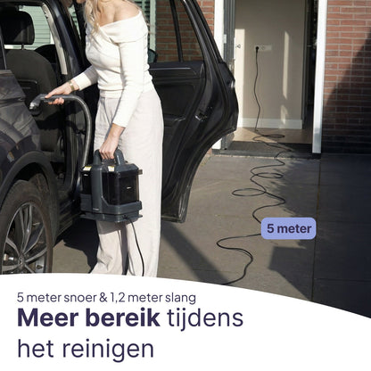 Vlekkenreiniger - Krachtige Tapijtreiniger - 4 Opzetstukken