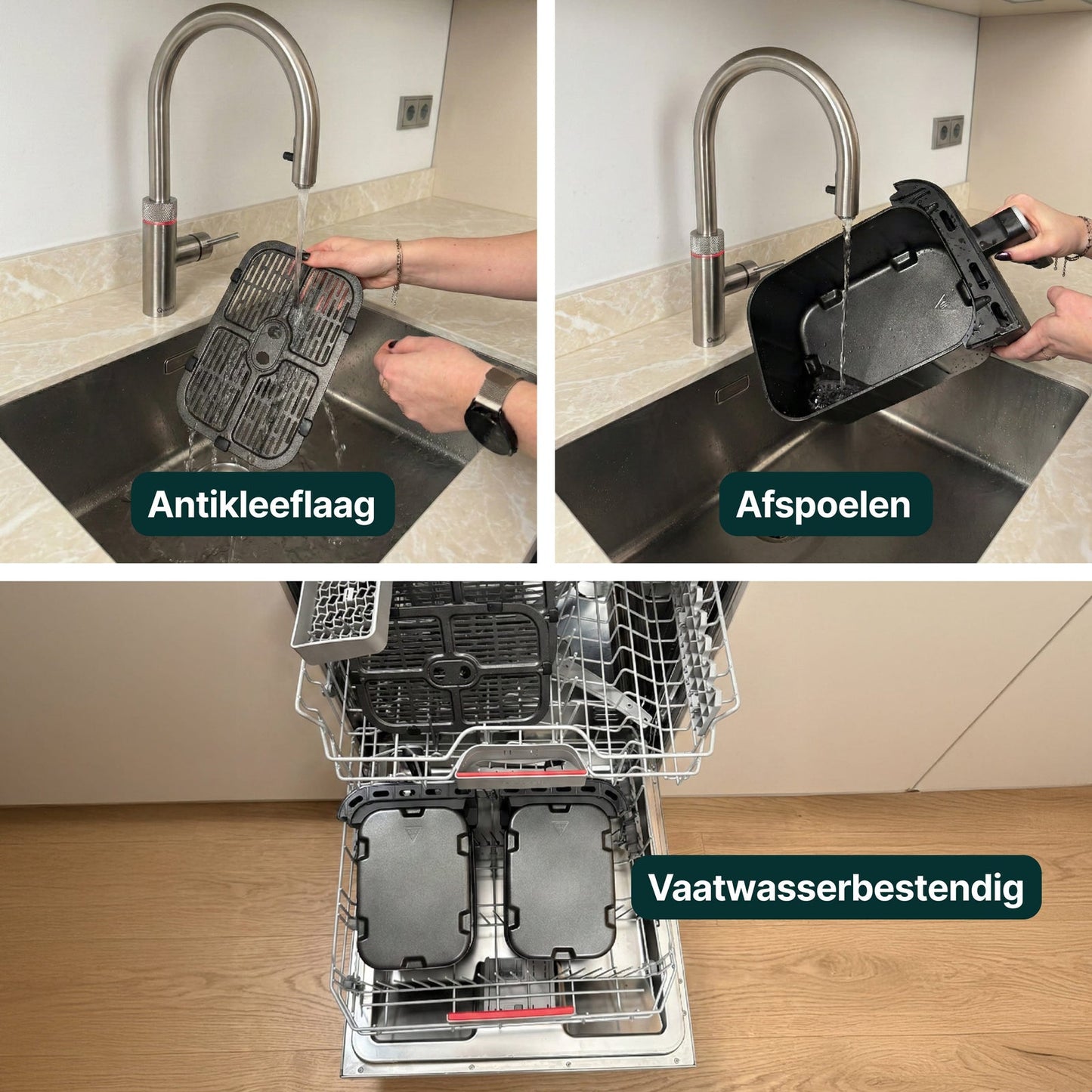 Airfryer 11L - Dubbele Mand - PFAS-vrij