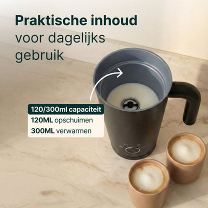 4-in-1 Melkopschuimer - PFAS-vrij - Antikleeflaag