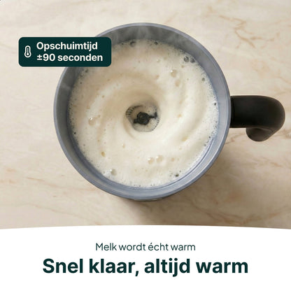 4-in-1 Melkopschuimer - PFAS-vrij - Antikleeflaag