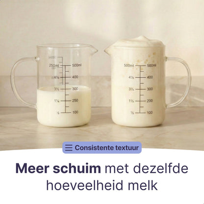 4-in-1 Melkopschuimer - PFAS-vrij - Antikleeflaag