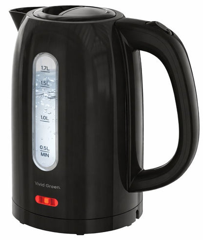 Waterkoker - 1,7L - 2200W - Met Uitneembaar Kalkfilter - Zwart