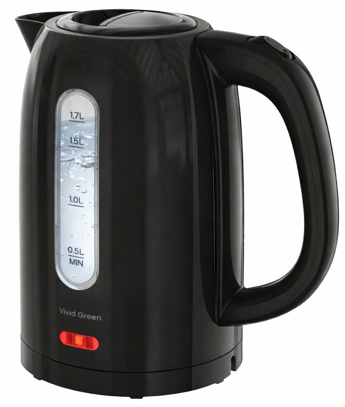 Waterkoker - 1,7L - 2200W - Met Uitneembaar Kalkfilter - Zwart