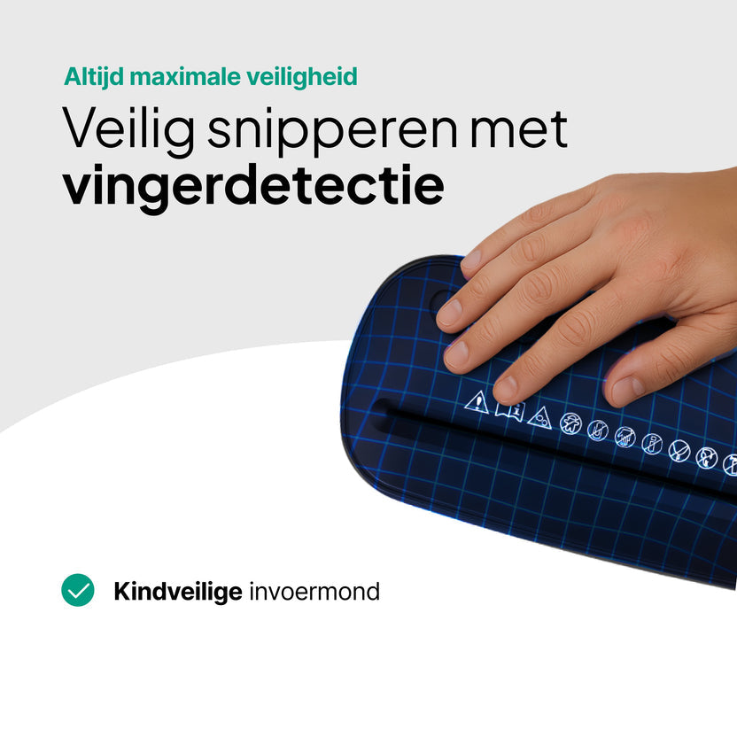Papierversnipperaar - Compacte Papiervernietiger 8 Liter