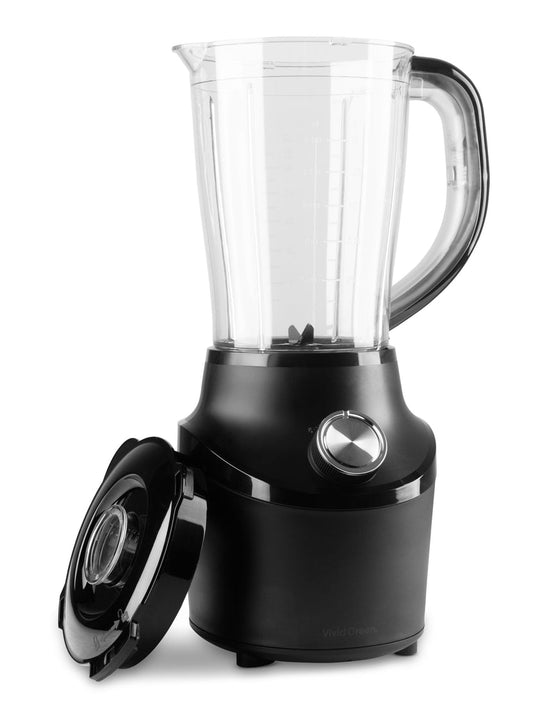 Blender 500W – 1,5L Kan – Vaatwasserbestendig - Smoothie Maker – Zwart