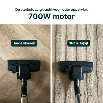 Stofzuiger met herbruikbare Zak - Snoerlengte 11 meter
