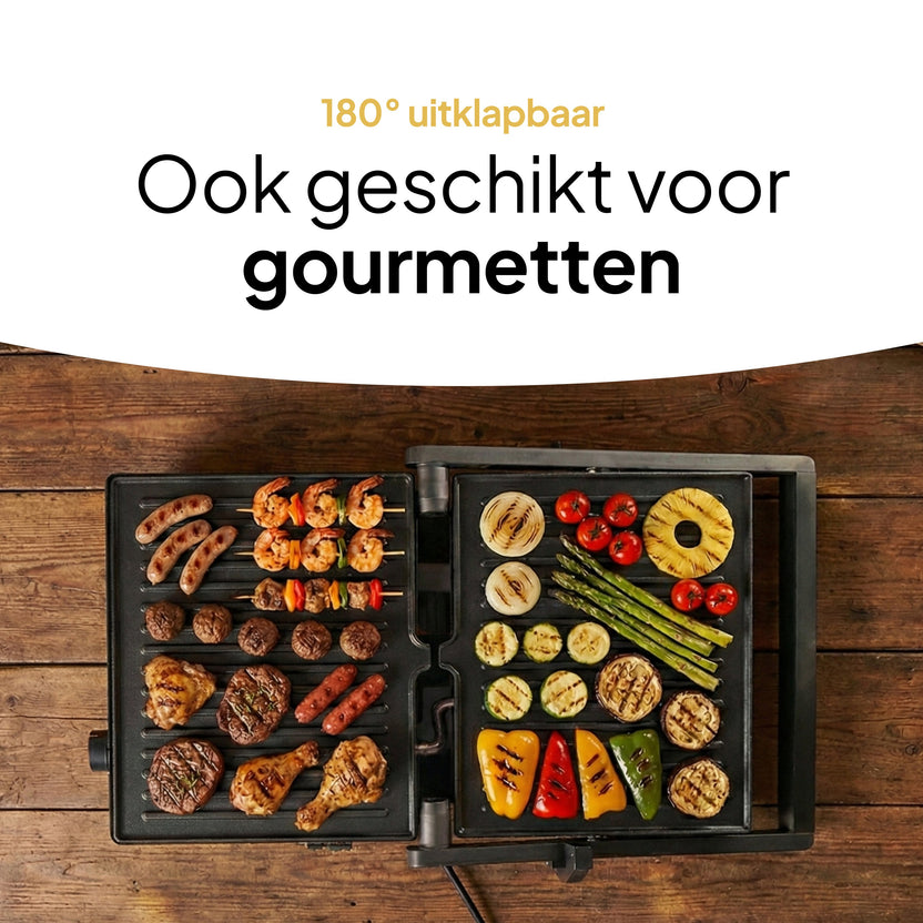 Tosti Apparaat Contactgrill XXL - 2000W Tosti Ijzer & Panini Grill