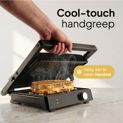 Tosti Apparaat Contactgrill XXL - 2000W Tosti Ijzer & Panini Grill