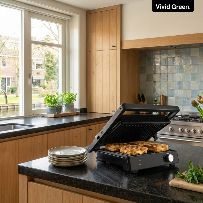 Tosti Apparaat Contactgrill XXL - 2000W Tosti Ijzer & Panini Grill