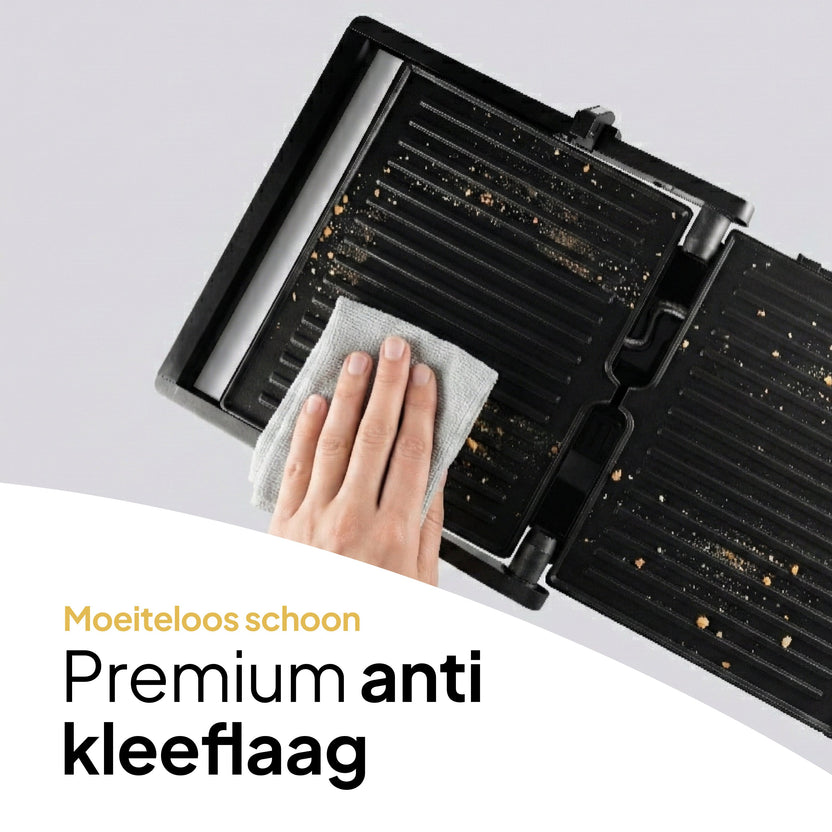 Tosti Apparaat Contactgrill XXL - 2000W Tosti Ijzer & Panini Grill