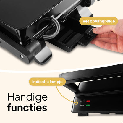 Tosti Apparaat Contactgrill XXL - 2000W Tosti Ijzer & Panini Grill