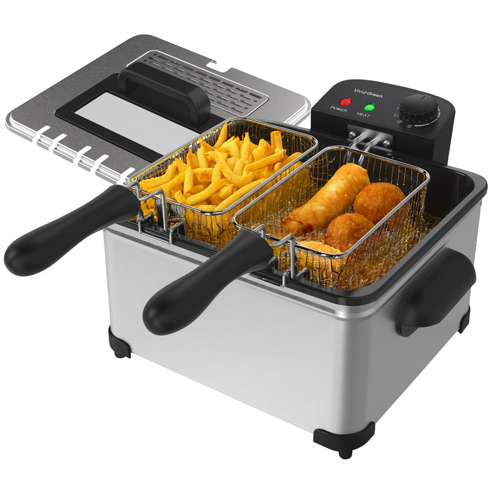 Frituurpan - 5 Liter - 3 Manden -  Friteuse