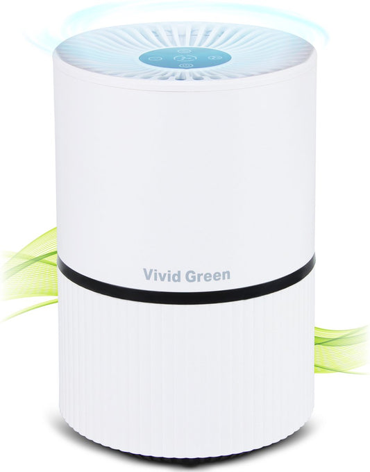 Luchtreiniger - Air Purifier - Luchtreinigers met Ionisator - HEPA Filter - Wit