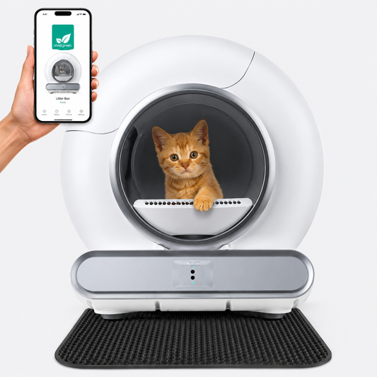 Automatische kattenbak -Zelfreinigende Kattenbak Inclusief App - 65L - 4 standen