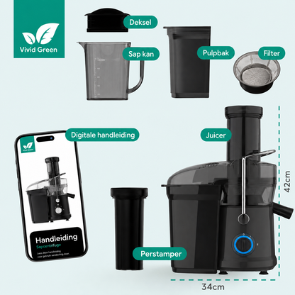 Sapcentrifuge - Juicer - 1200W - 1.25 L