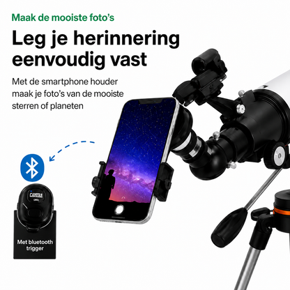 Telescoop complete set - 375x zoom - Sterrenkijker - Geschikt voor kinderen en volwassenen - Wit